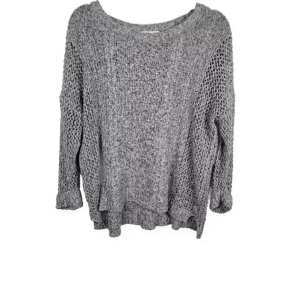 Madewell Grey Cable Knit‎ Karlie Sweater Women's Size M Medium - Picture 4 of 5
